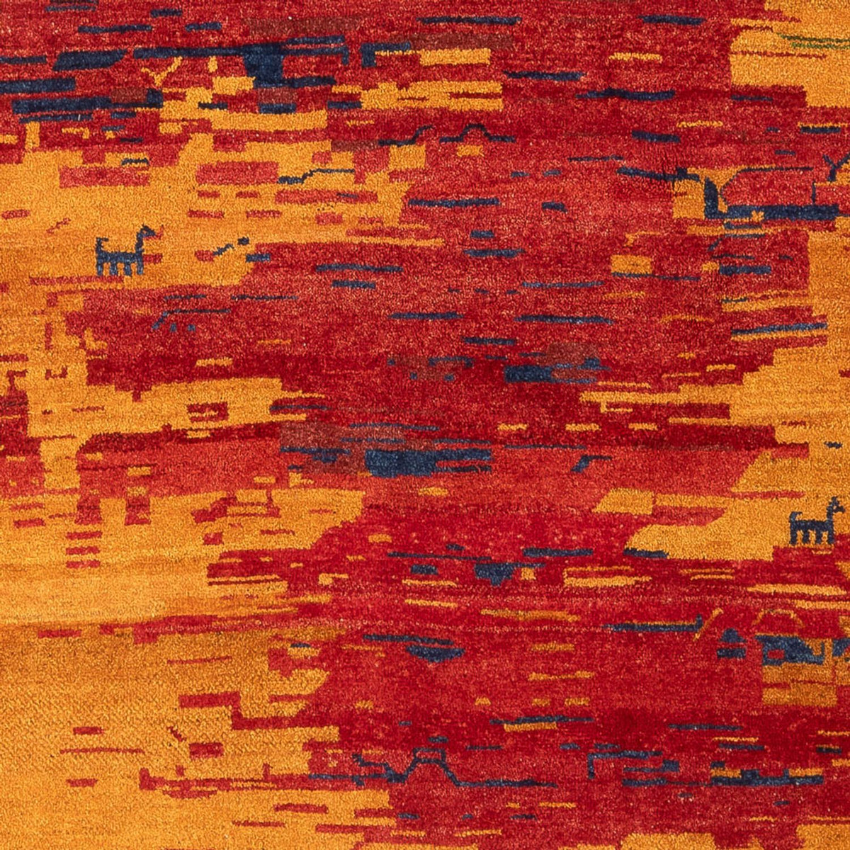 Gabbeh tapijt - Perzisch - 227 x 200 cm - veelkleurig