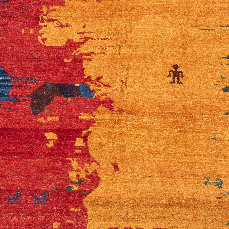 Gabbeh tapijt - Perzisch - 218 x 170 cm - veelkleurig