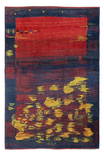 Perzische Gabbeh Tapijt 190x266cm - Perserteppich Wollteppich
