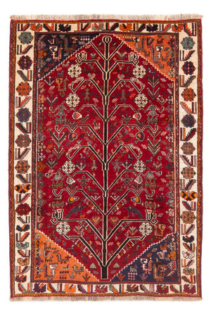 Perzisch Tapijt - Nomadisch - 192 x 130 cm - rood