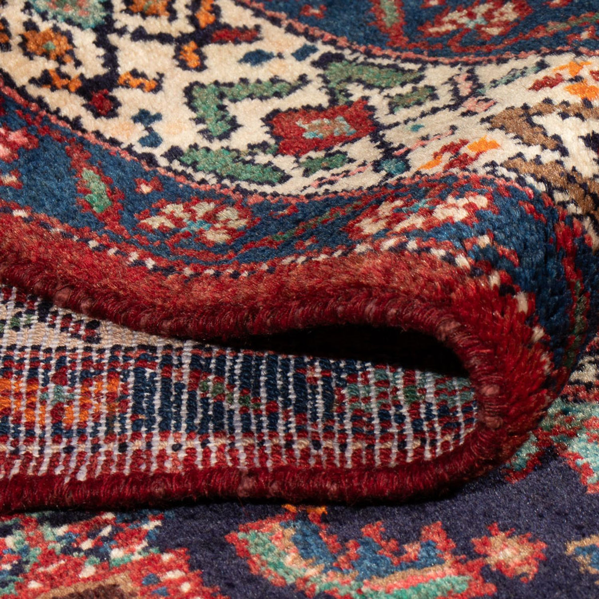 Perzisch Tapijt - Nomadisch - 220 x 130 cm - donkerblauw