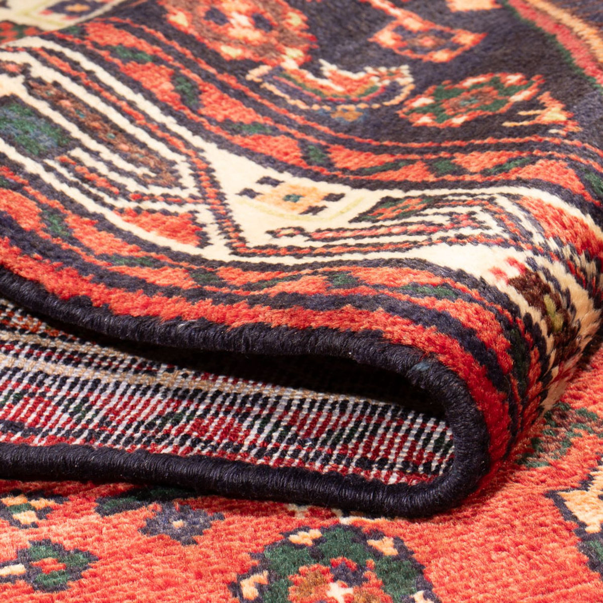 Perzisch Tapijt - Nomadisch - Koninklijke - 217 x 129 cm - rood