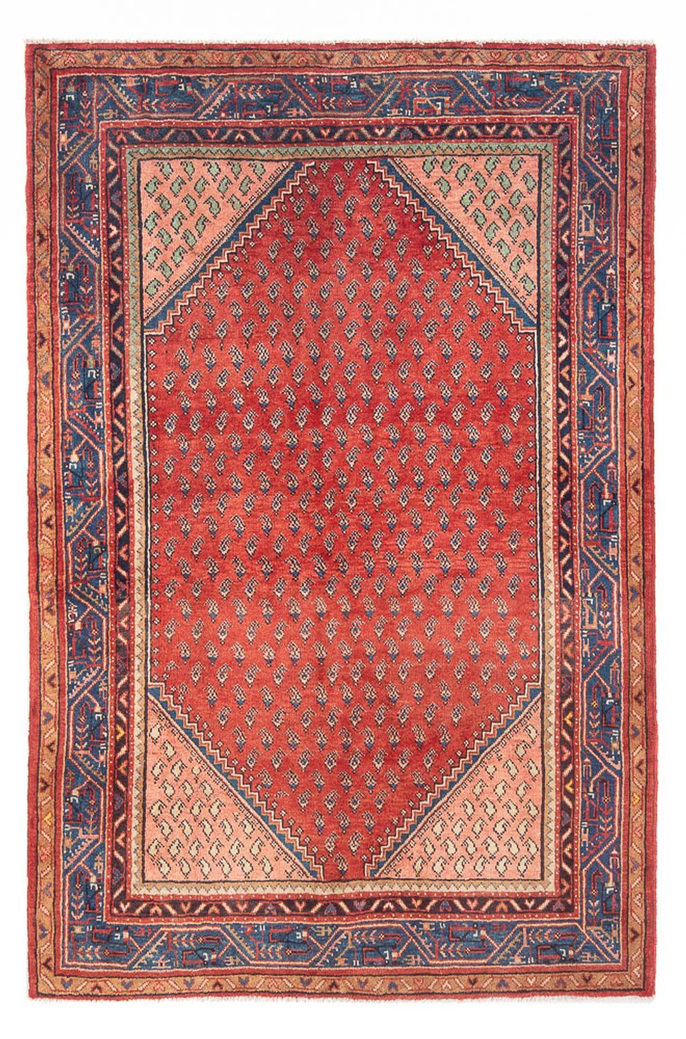 Perzisch Tapijt - Nomadisch - Koninklijke - 211 x 134 cm - rood