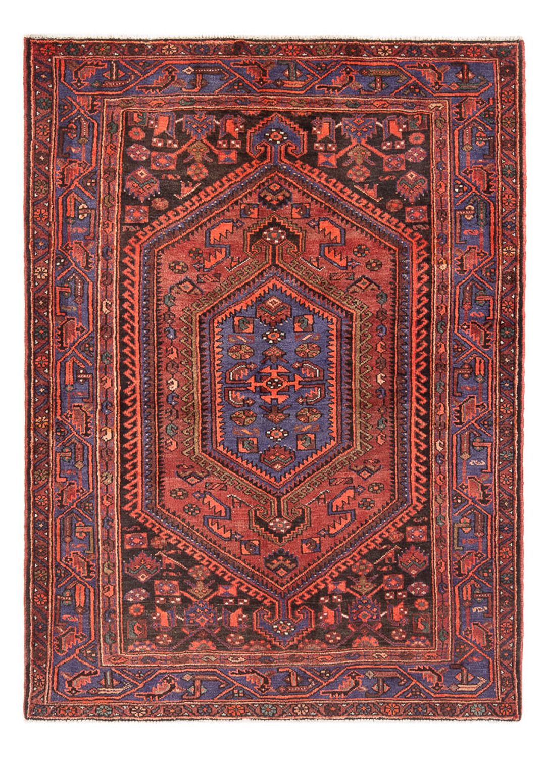 Perzisch Tapijt - Nomadisch - Koninklijke - 197 x 142 cm - rood