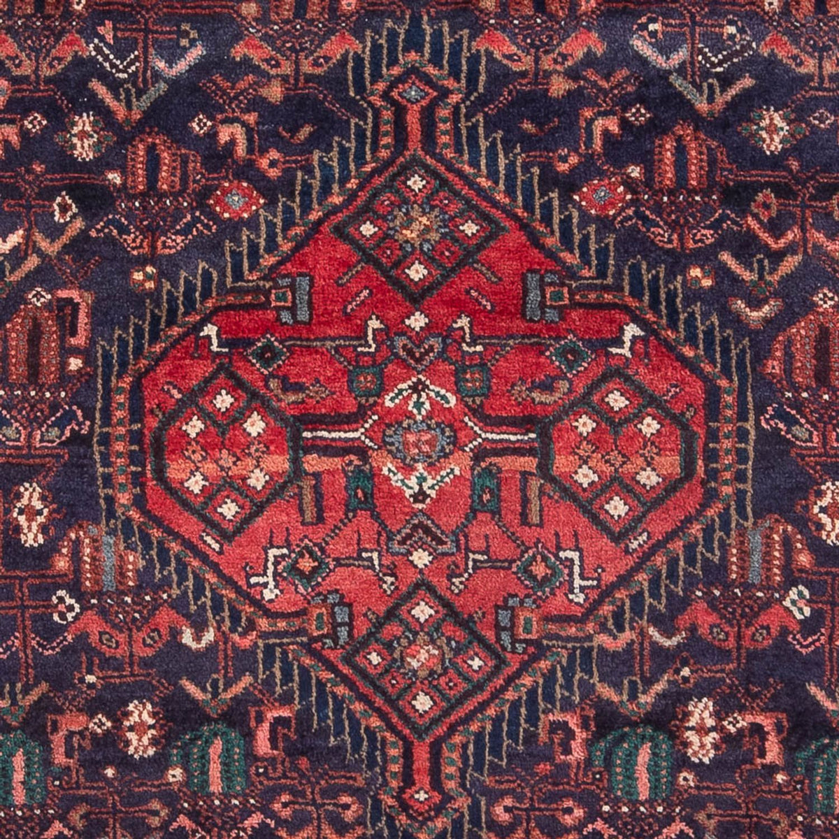 Loper Perzisch Tapijt - Nomadisch - 233 x 112 cm - donkerblauw