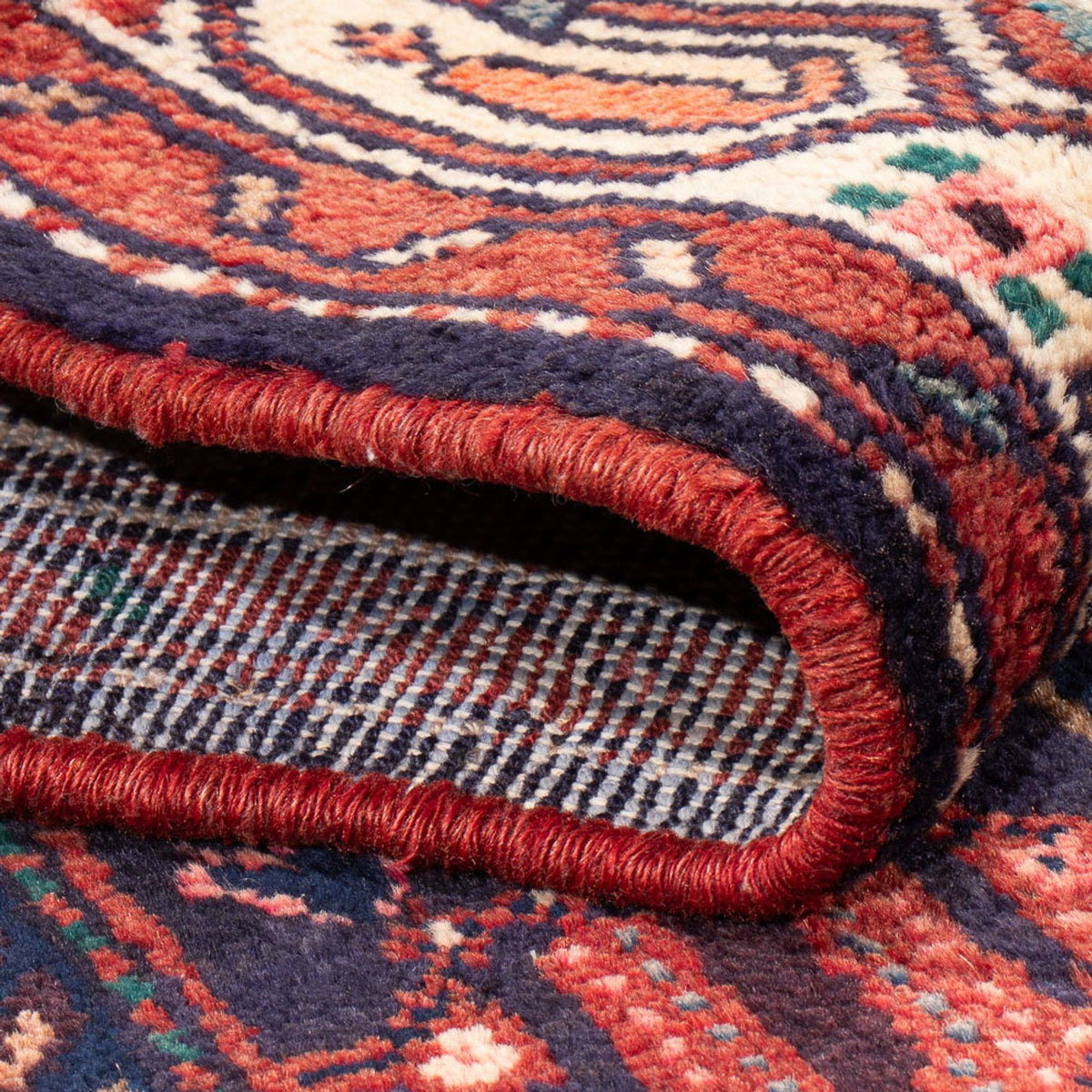 Loper Perzisch Tapijt - Nomadisch - 233 x 112 cm - donkerblauw