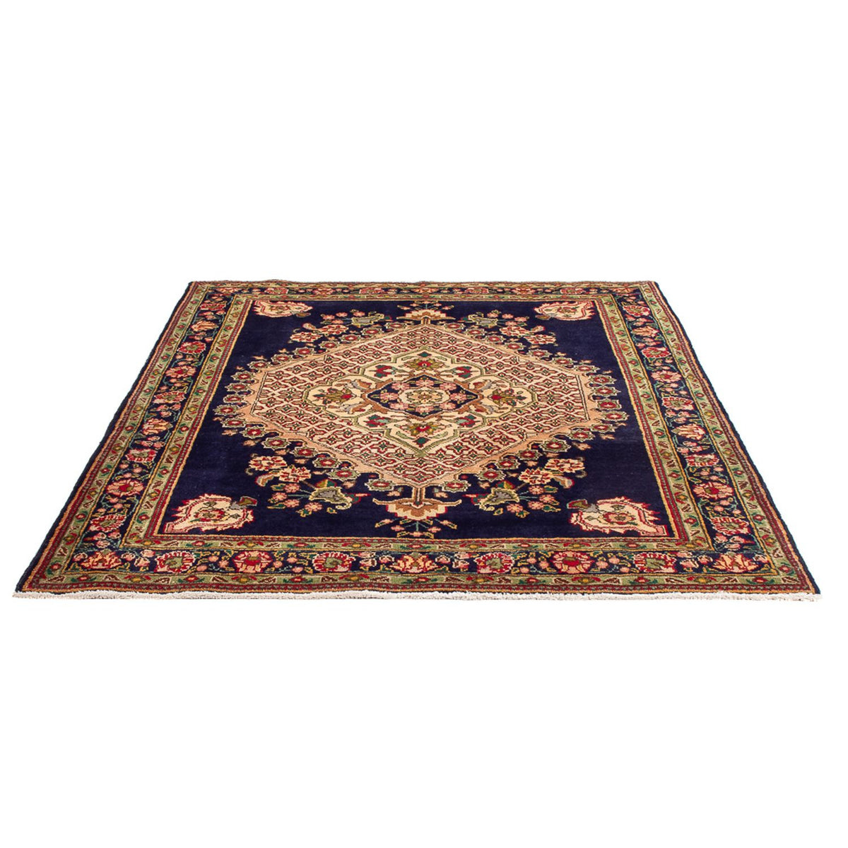 Perzisch Tapijt - Nomadisch - Koninklijke - 184 x 150 cm - donkerblauw