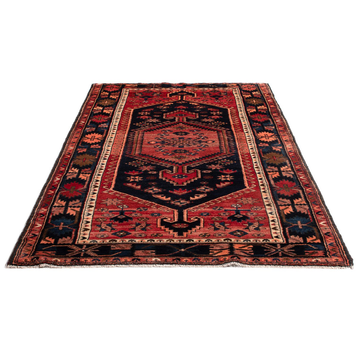 Loper Perzisch Tapijt - Nomadisch - 235 x 123 cm - donkerblauw