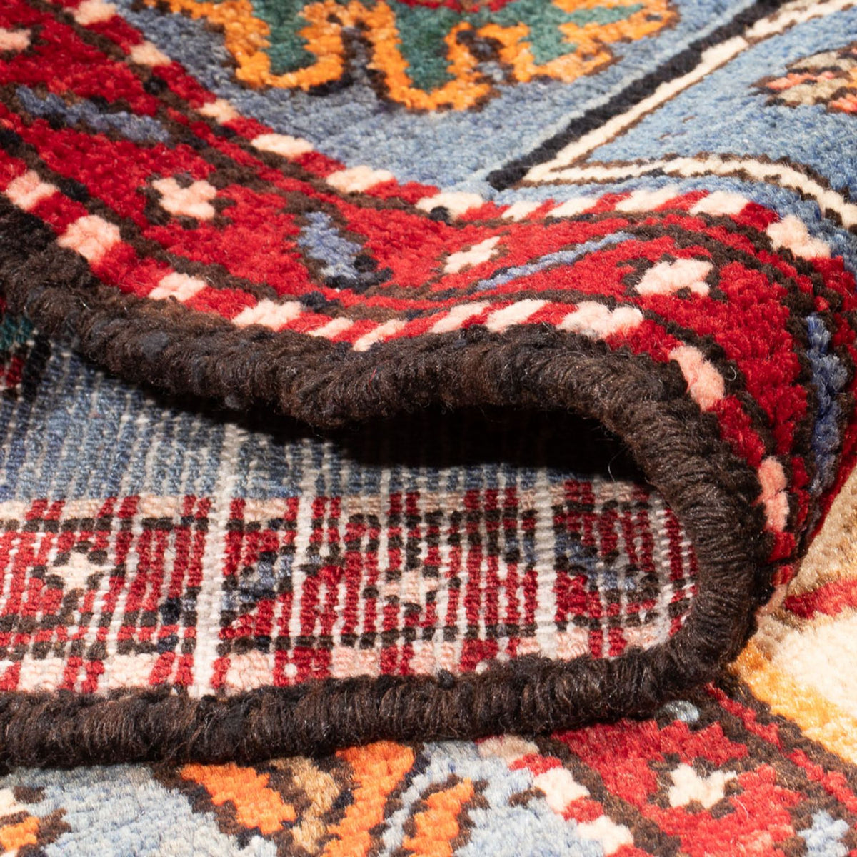 Perzisch Tapijt - Nomadisch - 203 x 125 cm - donkerblauw