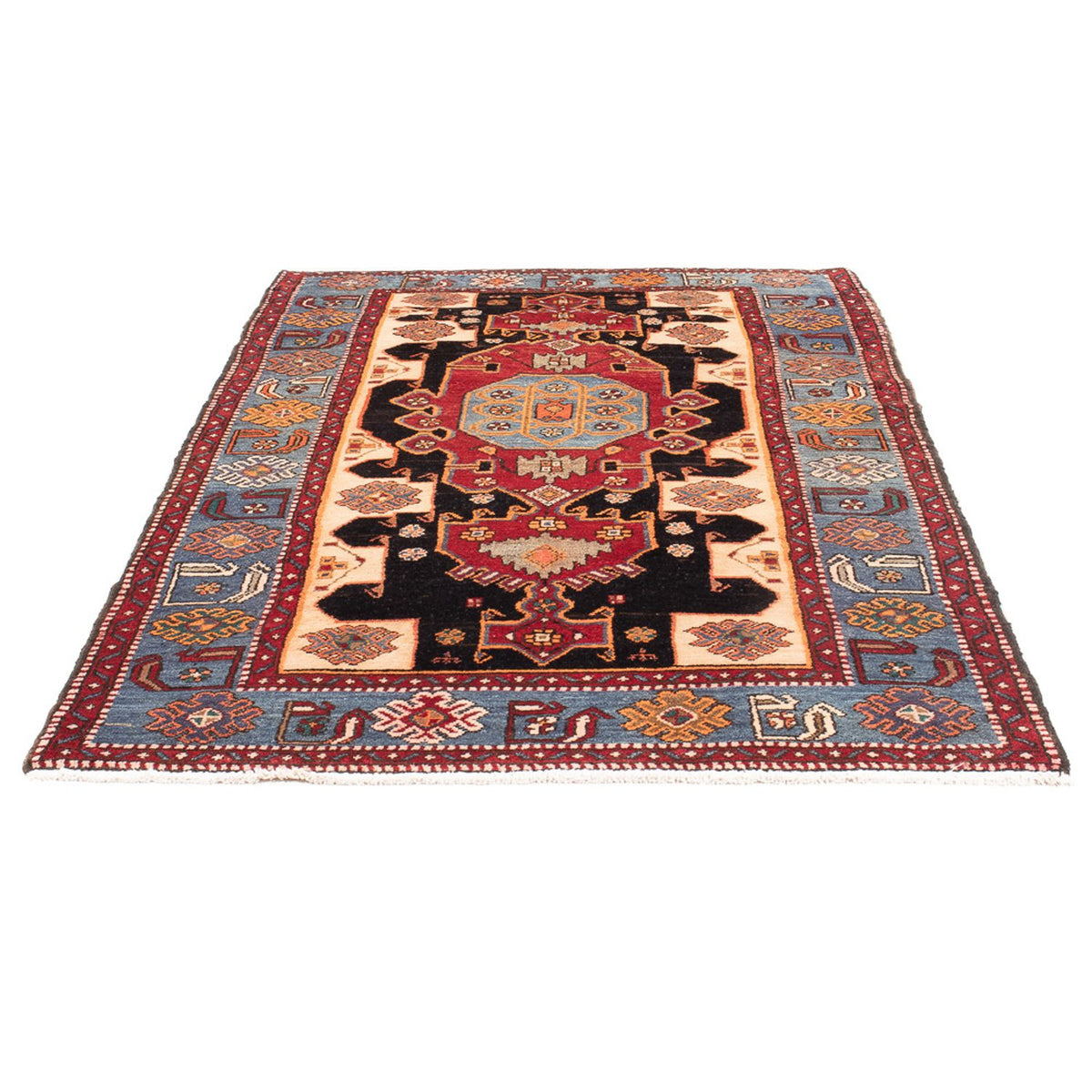 Perzisch Tapijt - Nomadisch - 203 x 125 cm - donkerblauw