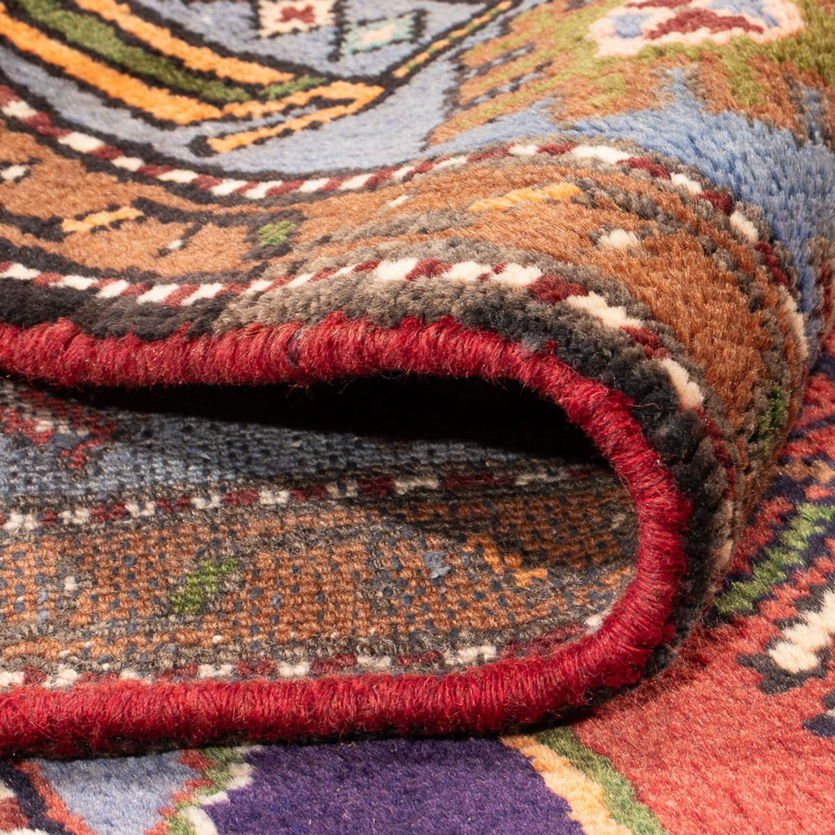 Perzisch Tapijt - Nomadisch - 223 x 143 cm - blauw