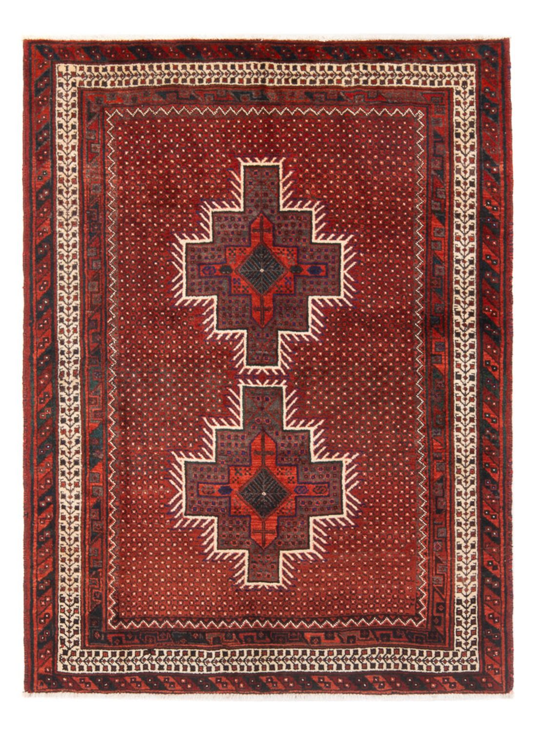 Perzisch Tapijt - Nomadisch - 186 x 131 cm - rood
