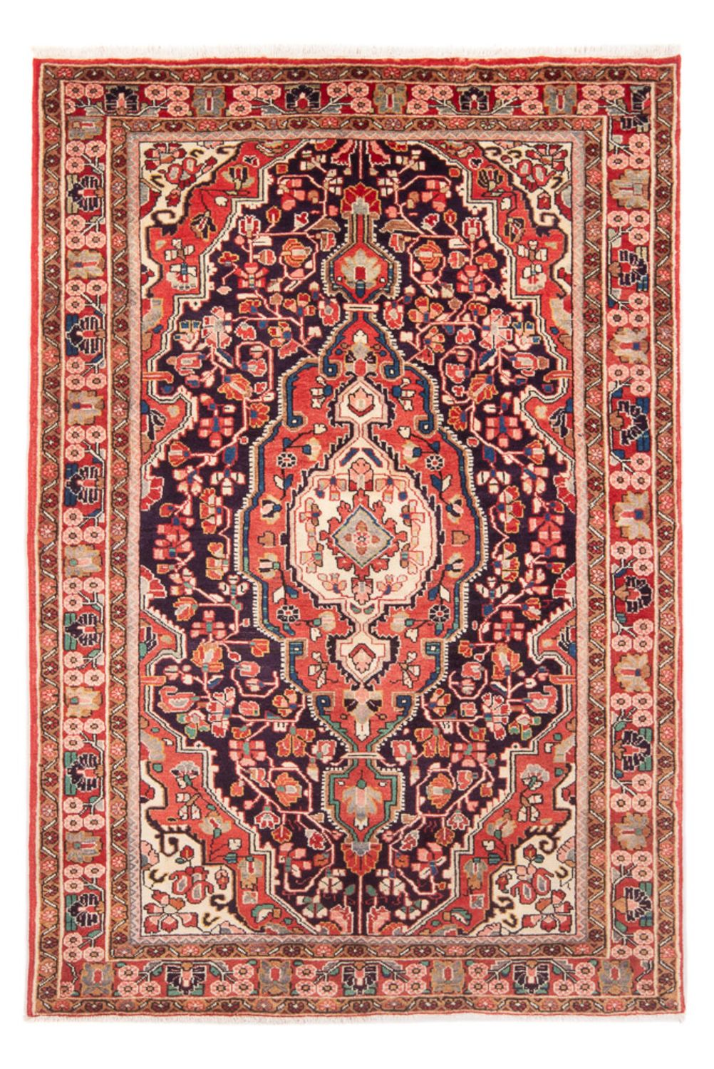 Perzisch Tapijt - Nomadisch - 210 x 132 cm - donkerblauw