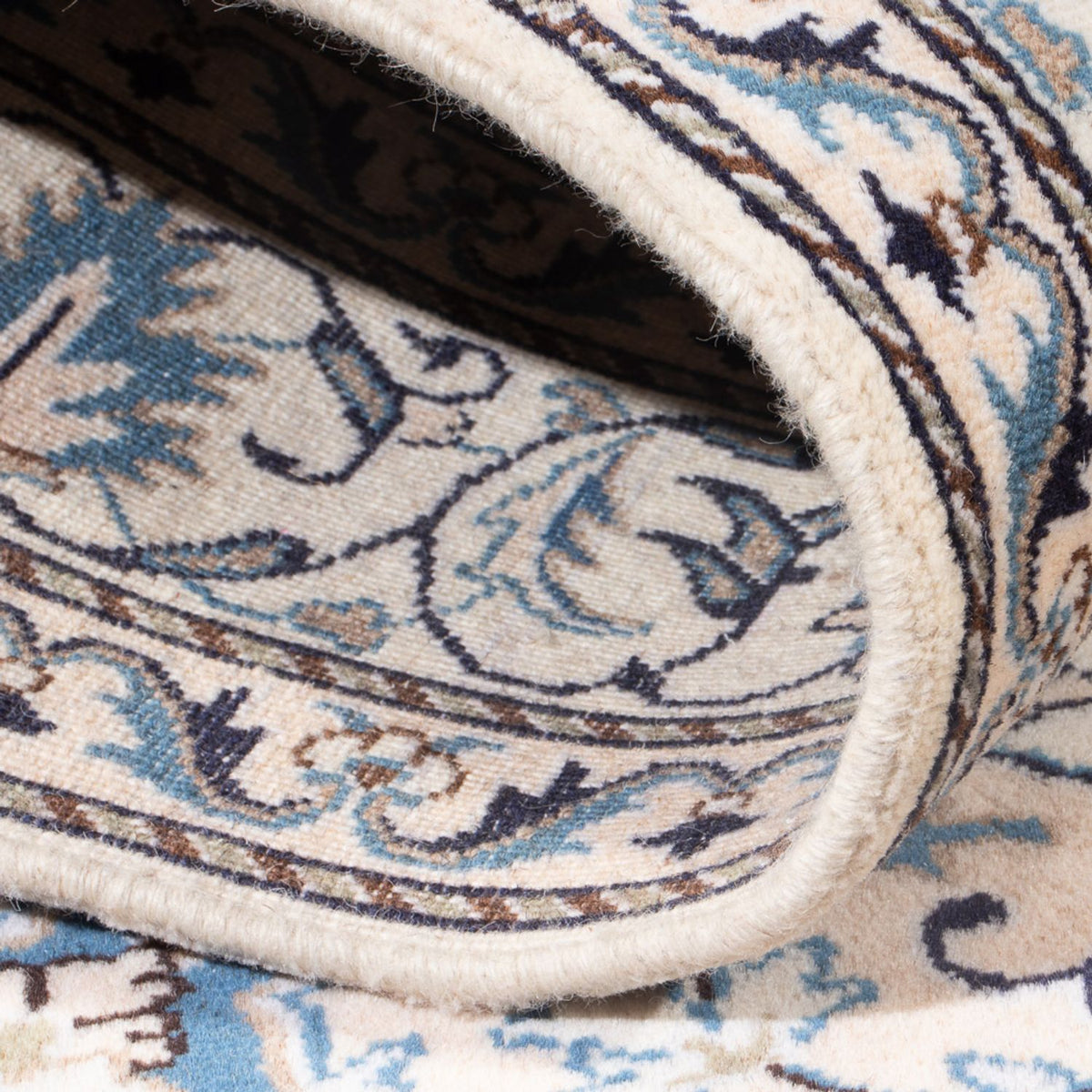 Perzisch tapijt - Nain - Koninklijk - 190 x 150 cm - crème