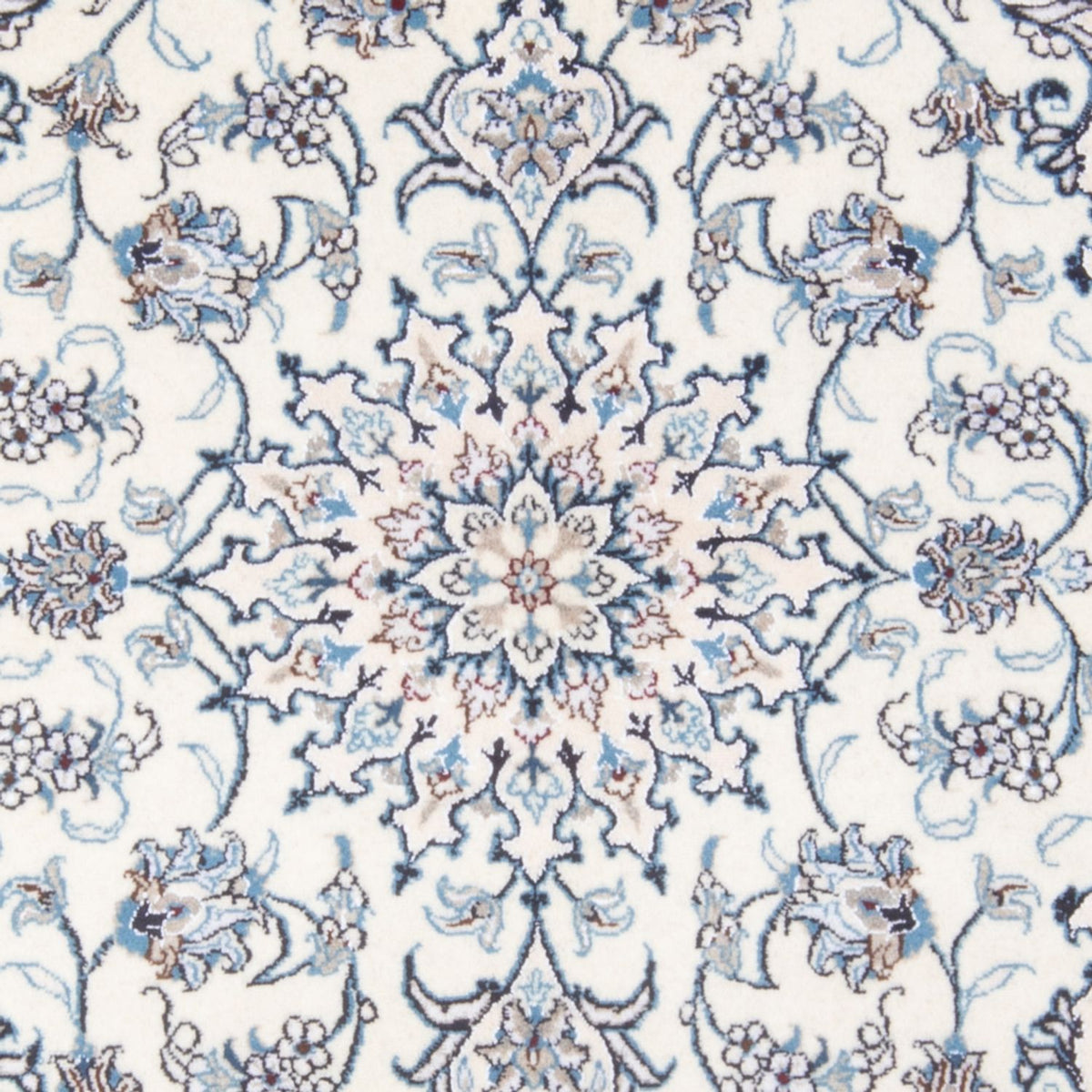 Perzisch tapijt - Nain - Koninklijk - 197 x 146 cm - crème