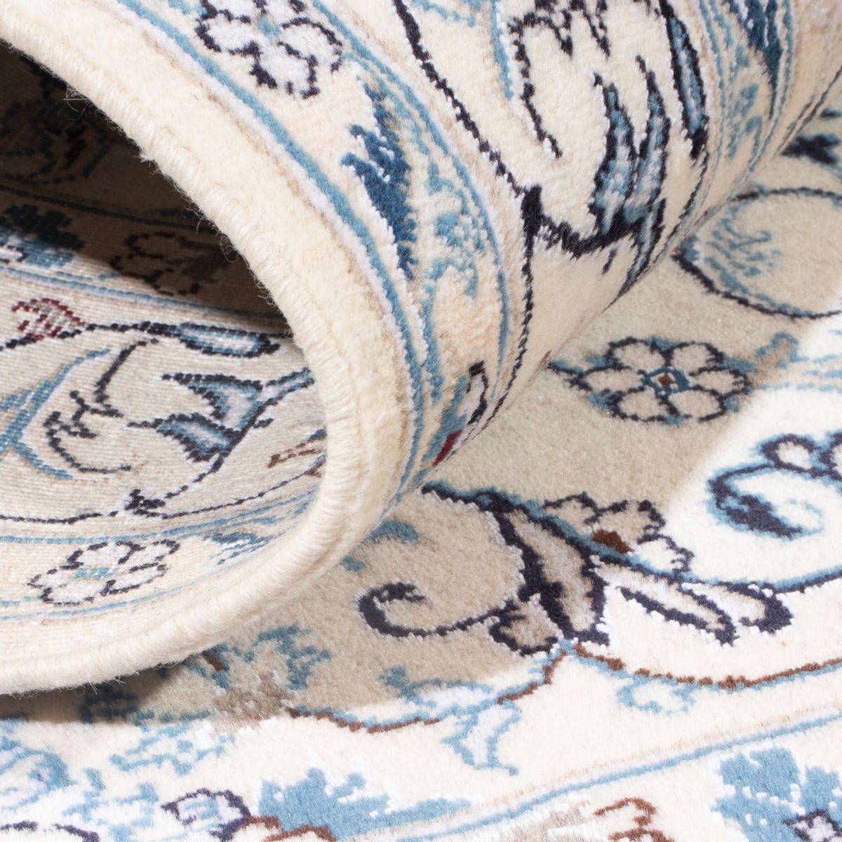 Perzisch tapijt - Nain - Koninklijk - 197 x 146 cm - crème