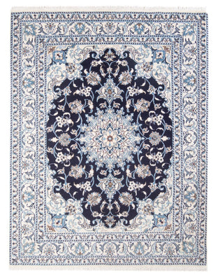 Perzisch tapijt - Nain - Koninklijk - 197 x 146 cm - donkerblauw