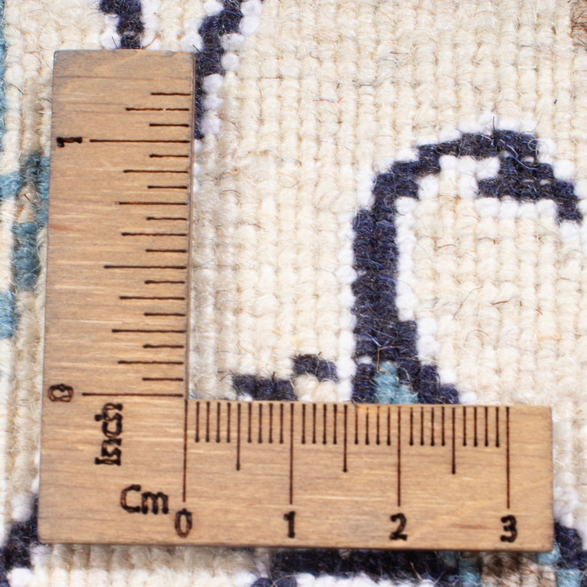 Perzisch tapijt - Nain - Koninklijk - 197 x 146 cm - donkerblauw