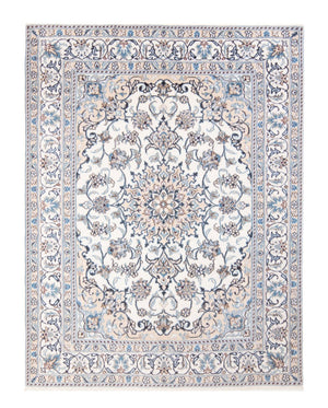 Perzisch tapijt - Nain - Koninklijk - 196 x 153 cm - crème