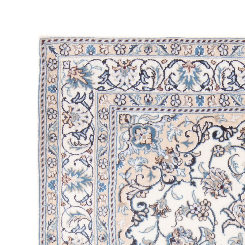 Perzisch tapijt - Nain - Koninklijk - 196 x 153 cm - crème