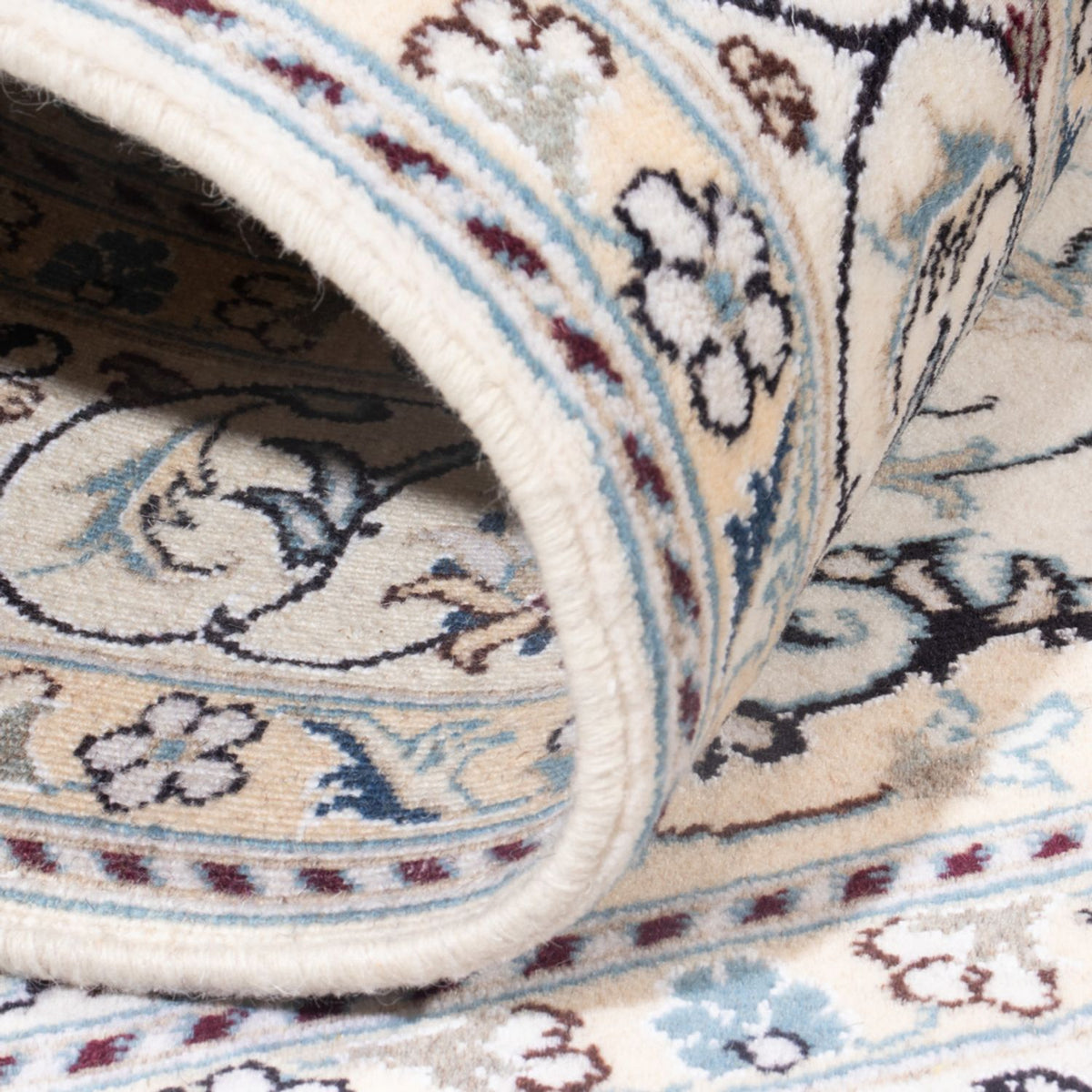 Perzisch tapijt - Nain - Koninklijk - 200 x 143 cm - crème