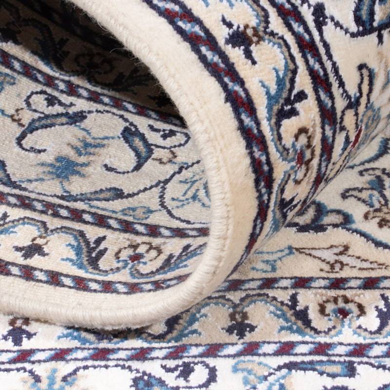 Perzisch tapijt - Nain - Koninklijk - 190 x 146 cm - crème