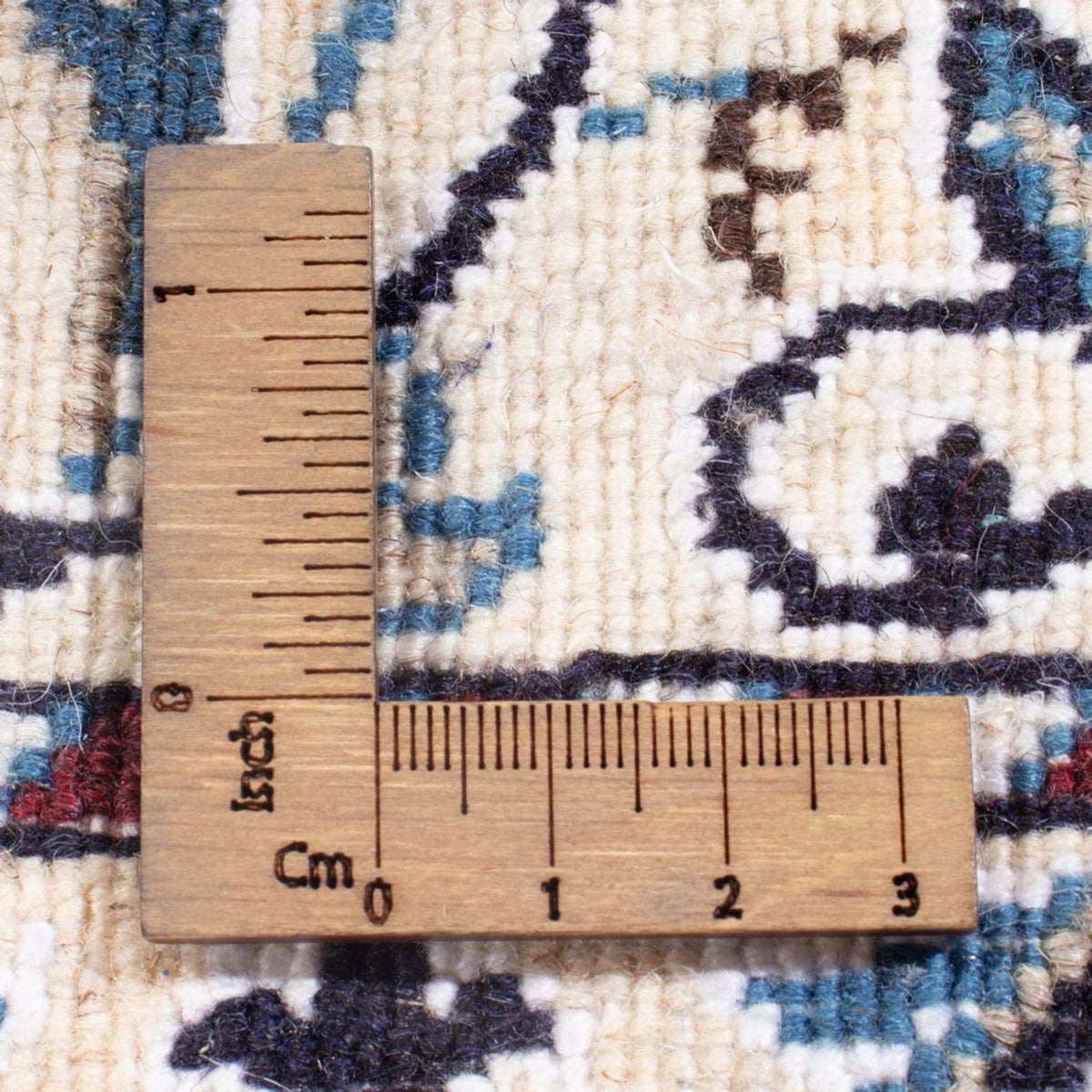 Perzisch tapijt - Nain - Koninklijk - 190 x 146 cm - crème