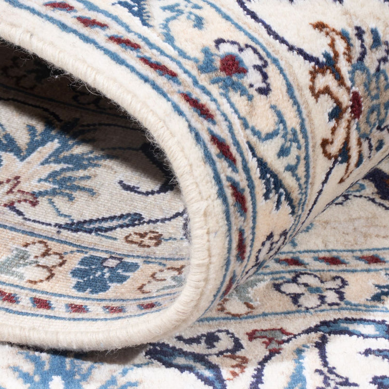 Perzisch tapijt - Nain - Koninklijk - 197 x 147 cm - donkerblauw