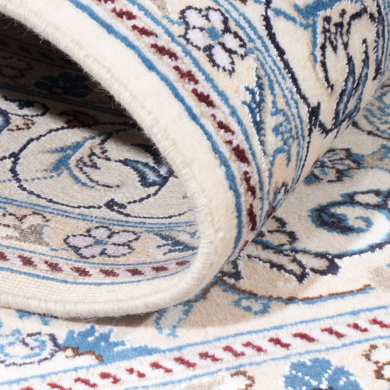 Perzisch tapijt - Nain - Koninklijk - 201 x 148 cm - crème