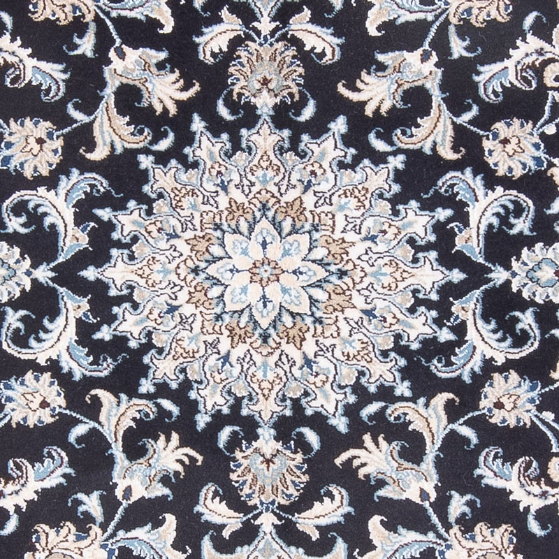 Perzisch tapijt - Nain - Koninklijk - 193 x 143 cm - donkerblauw