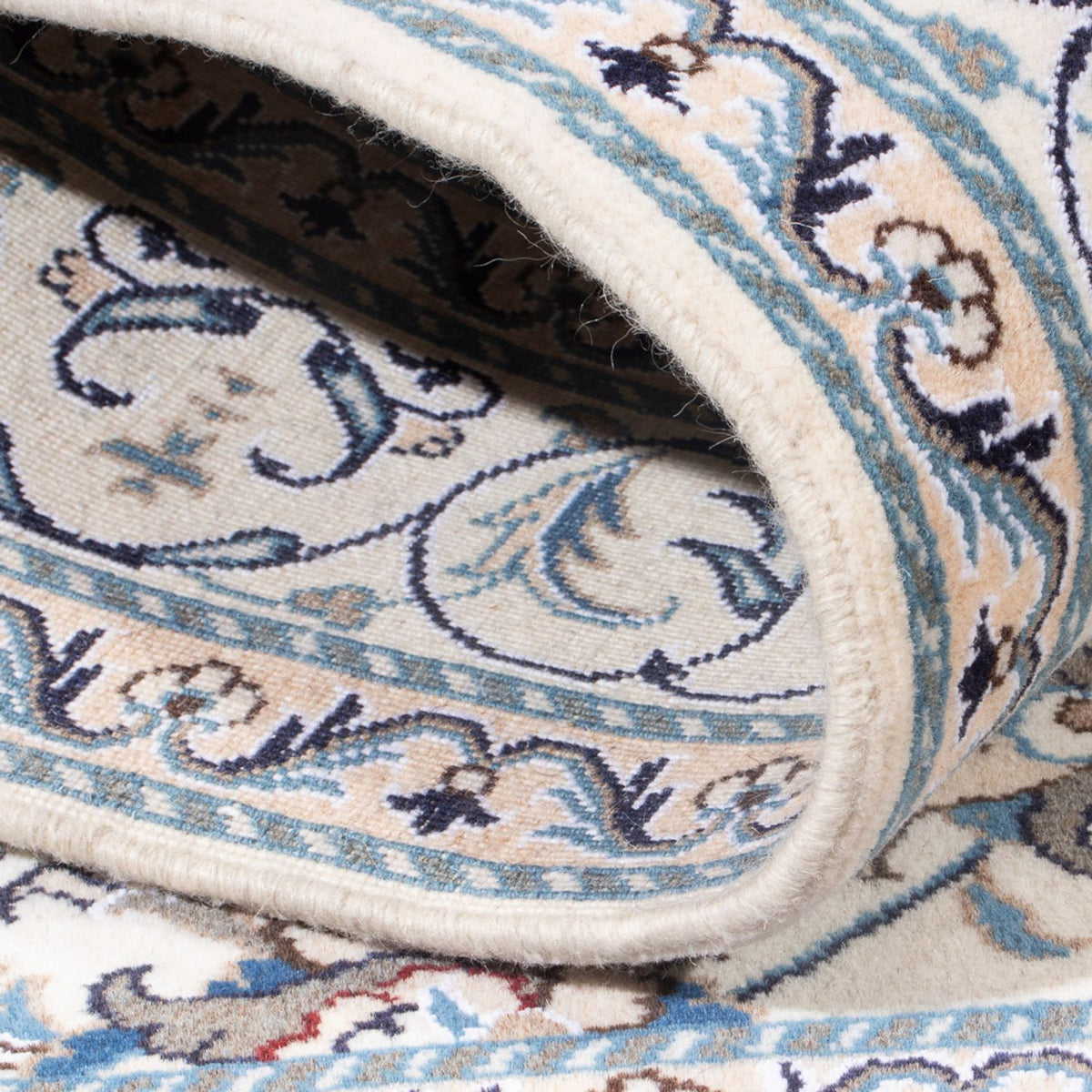 Perzisch tapijt - Nain - Koninklijk - 195 x 145 cm - crème