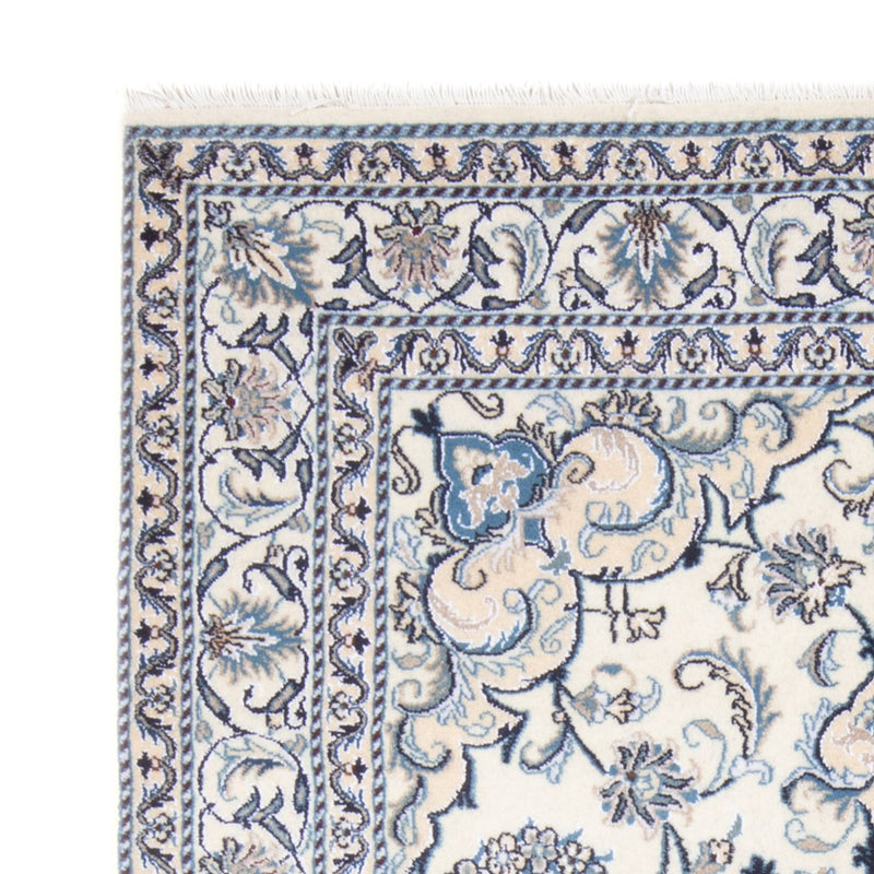 Perzisch tapijt - Nain - Koninklijk - 200 x 148 cm - crème