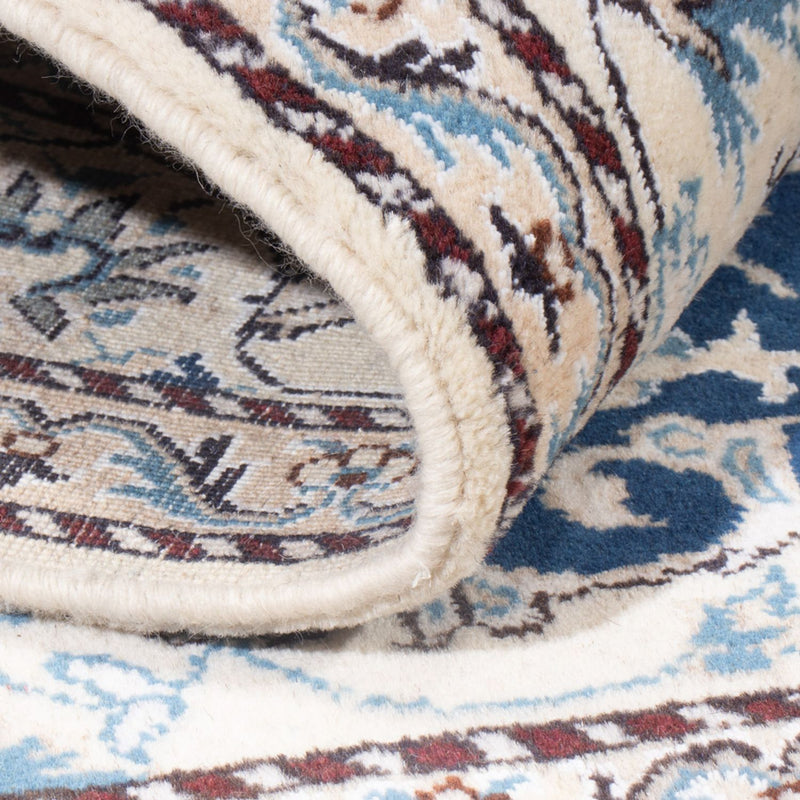 Perzisch tapijt - Nain - Koninklijk - 202 x 146 cm - donkerblauw