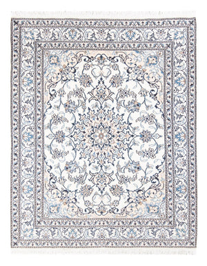 Perzisch tapijt - Nain - Koninklijk - 190 x 148 cm - crème