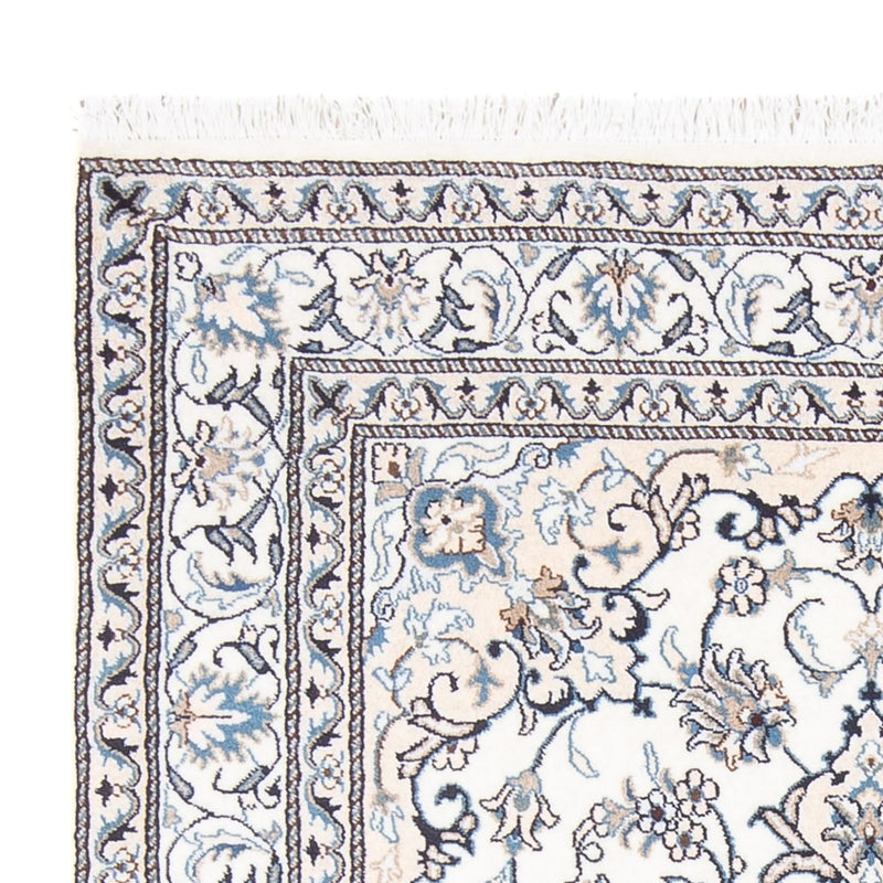 Perzisch tapijt - Nain - Koninklijk - 190 x 148 cm - crème