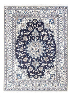 Perzisch tapijt - Nain - Koninklijk - 203 x 147 cm - donkerblauw