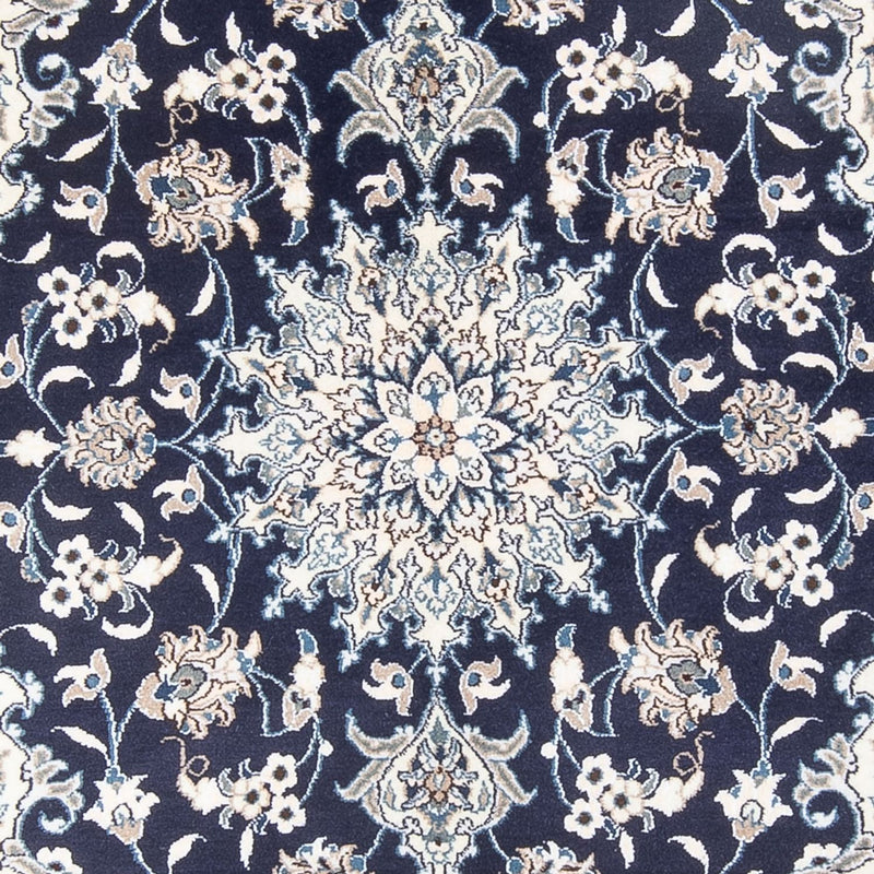 Perzisch tapijt - Nain - Koninklijk - 203 x 147 cm - donkerblauw