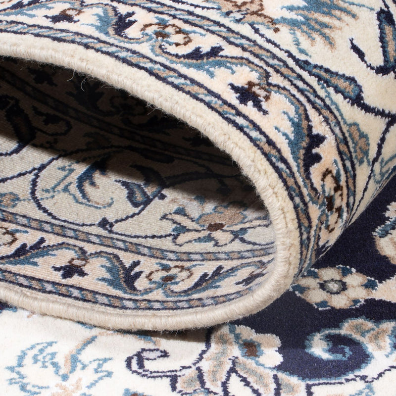 Perzisch tapijt - Nain - Koninklijk - 203 x 147 cm - donkerblauw