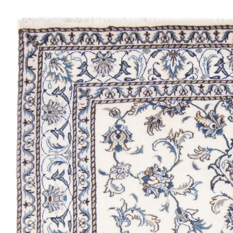 Perzisch tapijt - Nain - Koninklijk - 205 x 145 cm - crème