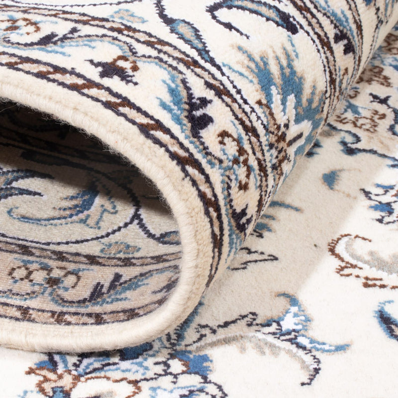 Perzisch tapijt - Nain - Koninklijk - 205 x 145 cm - crème