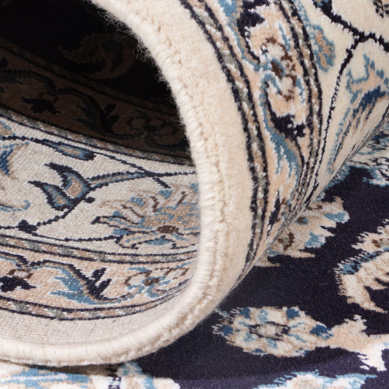 Perzisch tapijt - Nain - Koninklijk - 205 x 150 cm - donkerblauw