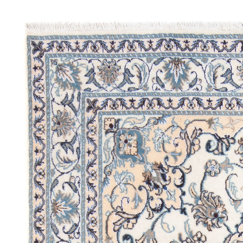 Perzisch tapijt - Nain - Koninklijk - 198 x 152 cm - crème