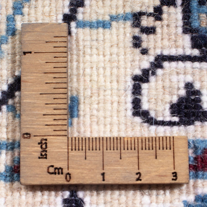 Perzisch tapijt - Nain - Koninklijk - 198 x 152 cm - crème