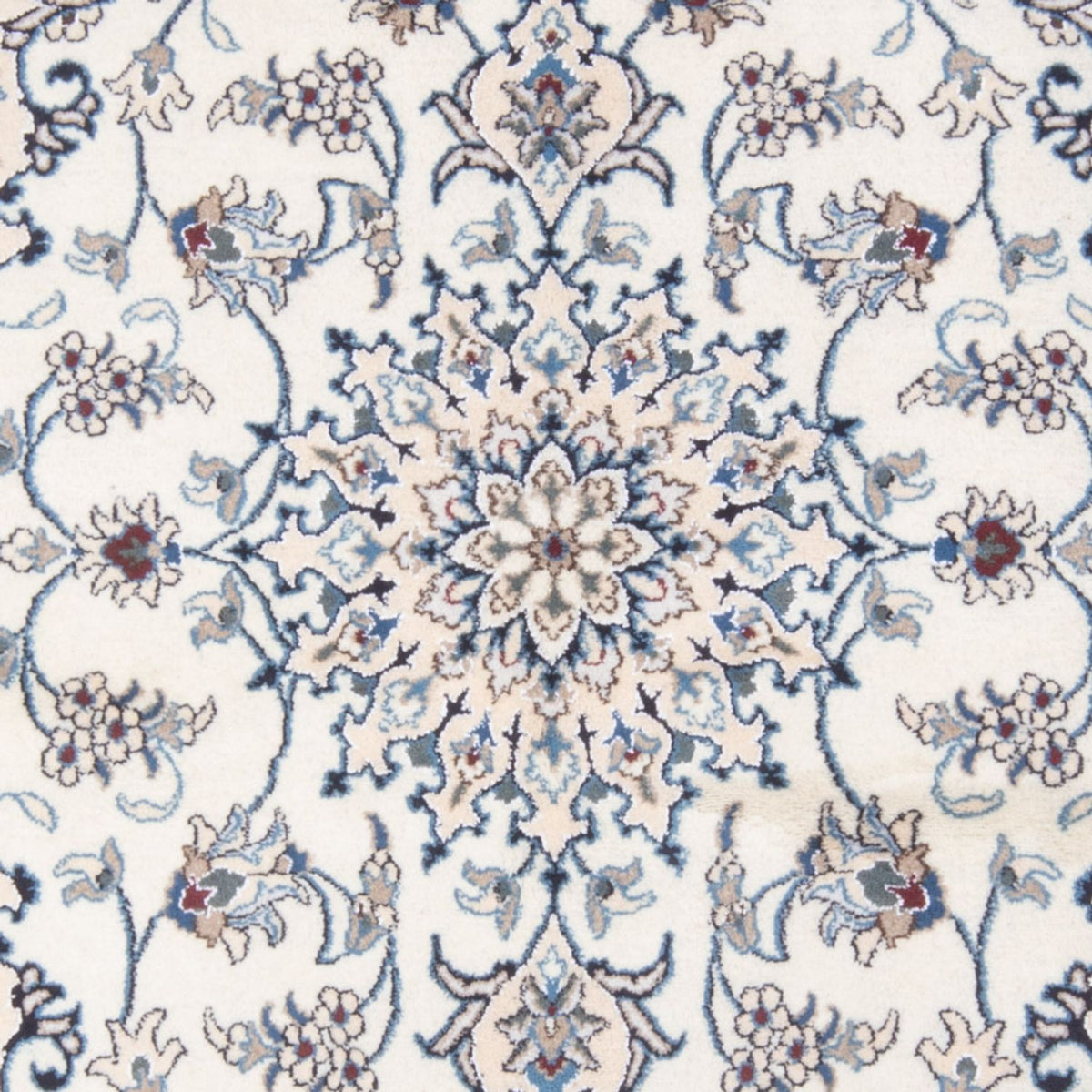 Perzisch tapijt - Nain - Koninklijk - 195 x 152 cm - crème