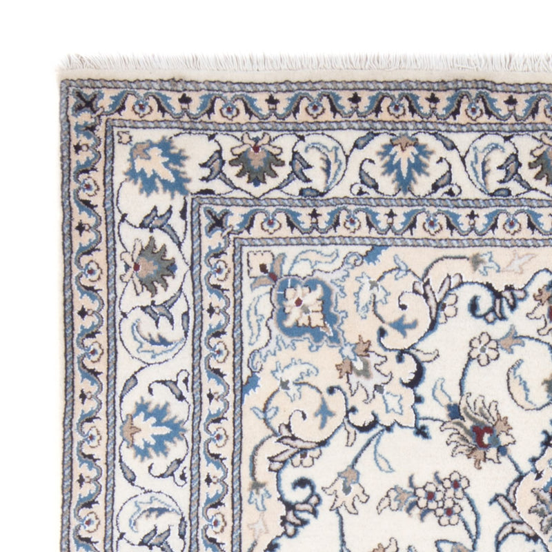 Perzisch tapijt - Nain - Koninklijk - 195 x 152 cm - crème