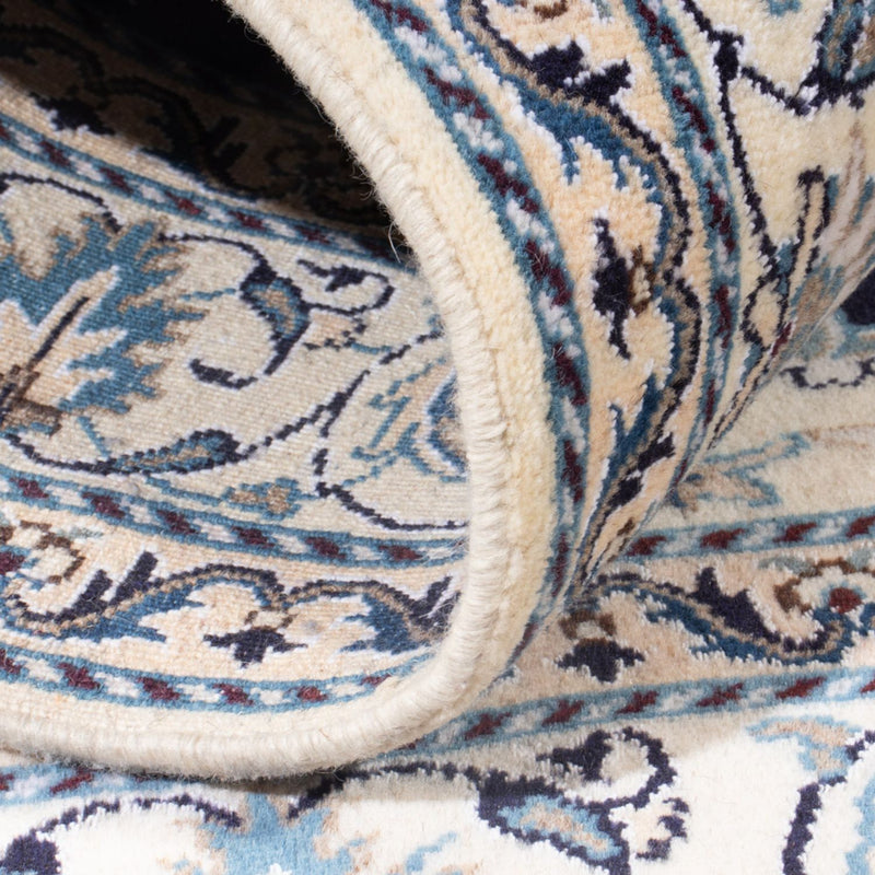 Perzisch tapijt - Nain - Koninklijk - 193 x 148 cm - donkerblauw