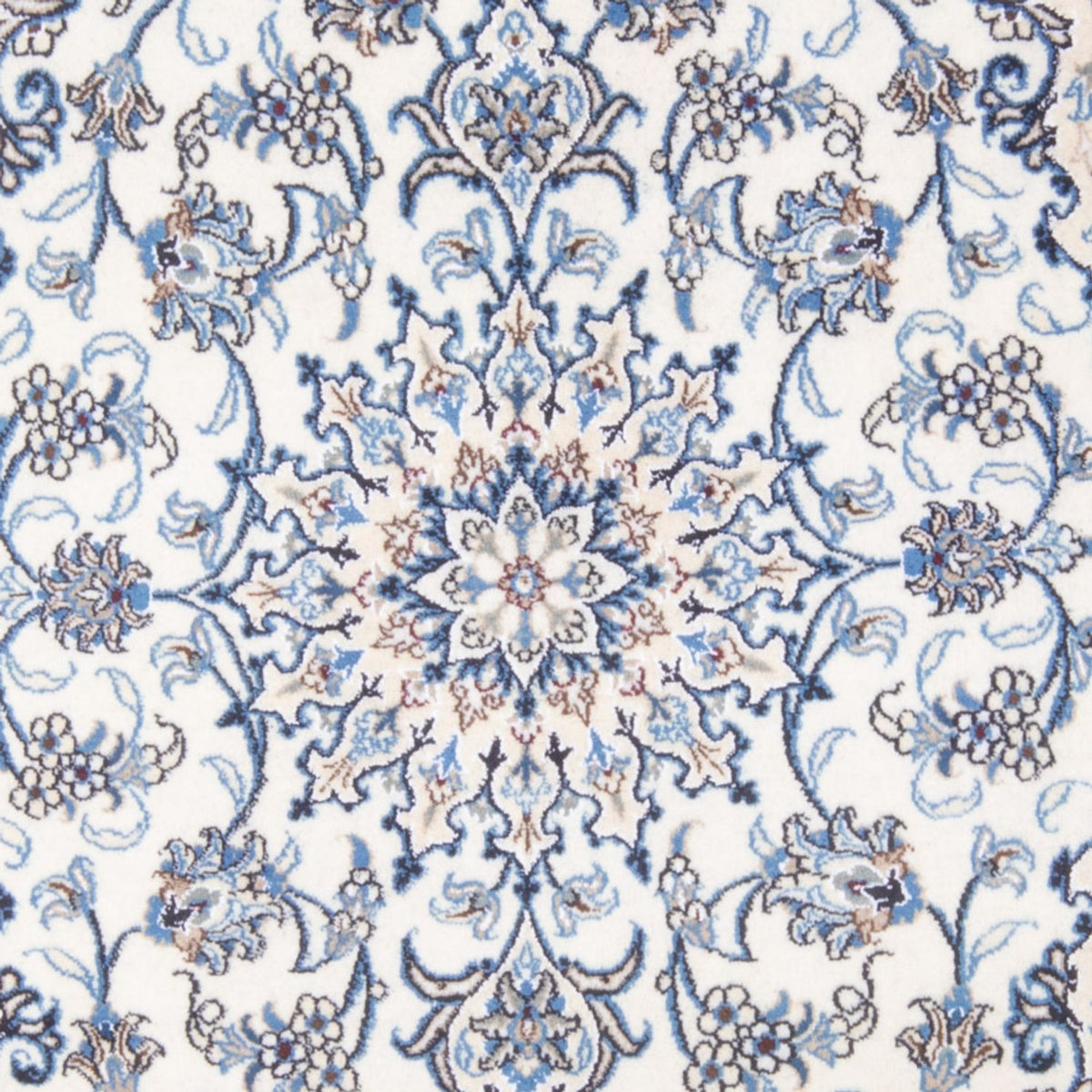 Perzisch tapijt - Nain - Koninklijk - 199 x 145 cm - crème