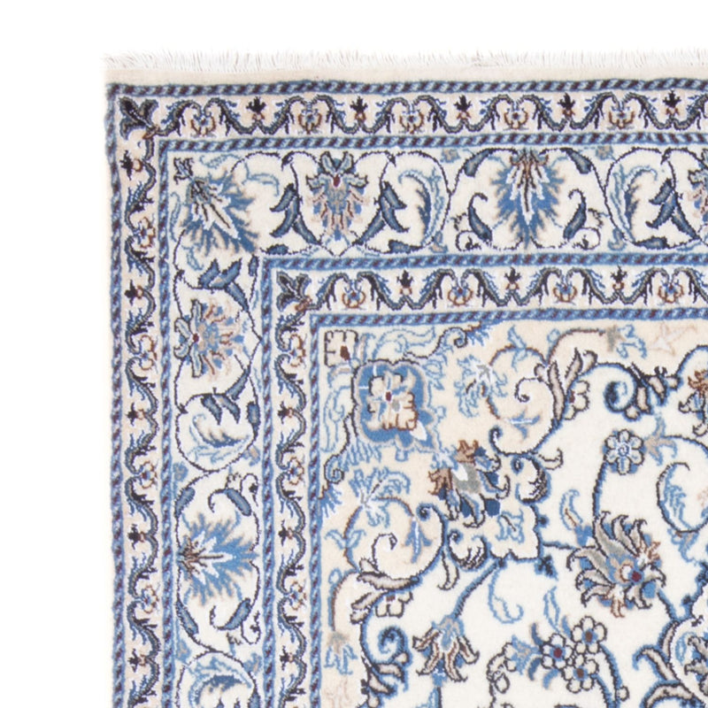 Perzisch tapijt - Nain - Koninklijk - 199 x 145 cm - crème