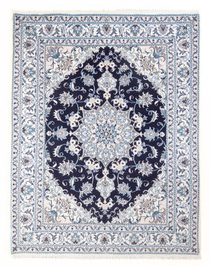 Perzisch tapijt - Nain - Koninklijk - 213 x 150 cm - donkerblauw