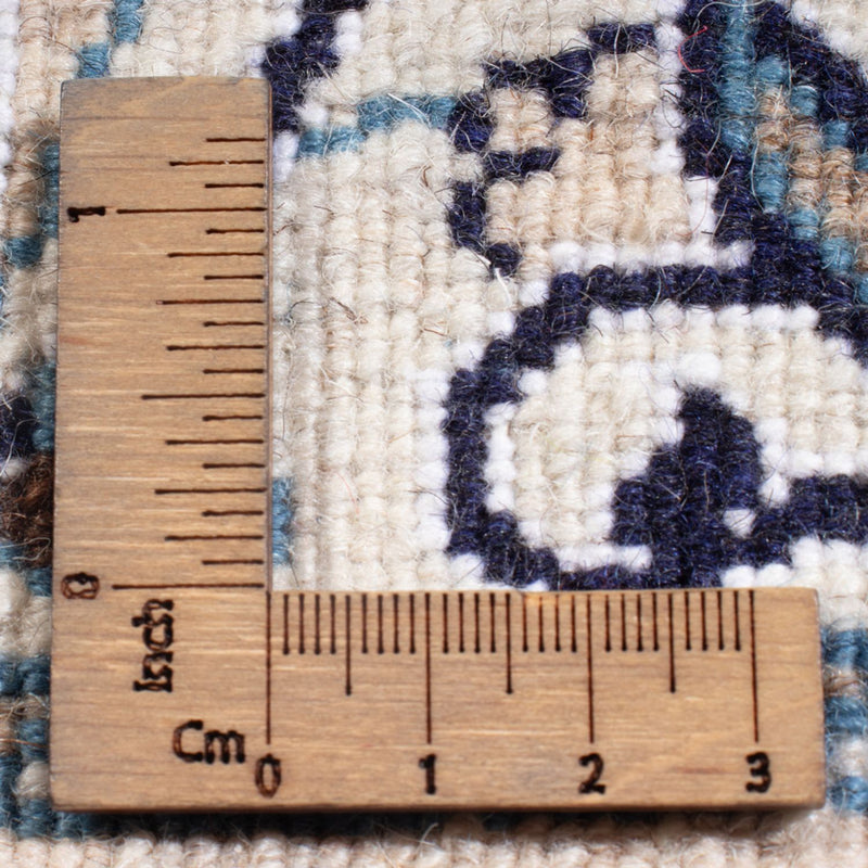 Perzisch tapijt - Nain - Koninklijk - 213 x 150 cm - donkerblauw